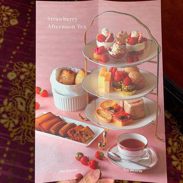 Elegant Strawberry Afternoon Tea at The Westin Tokyo🍓