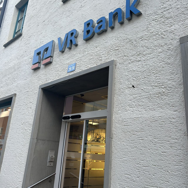 퓌센 시내 수수료 없는 은행 VR bank