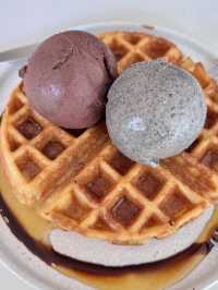 Chewy Nian Gao Waffles and Unique Ice Cream Flavours at The Better Scoop