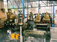 泰國曼谷著名寺廟景點鬼王廟推薦：Wat Suttharam วัดสุทธาราม，適合求財運和避禍。