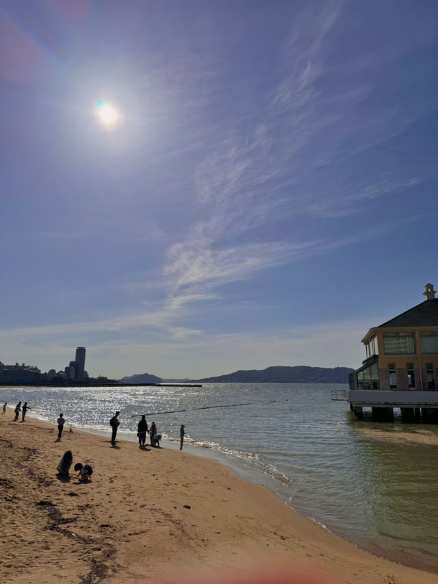 🌊 모모치해변공원, 후쿠오카의 여유로운 해변 산책! 