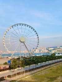 Scenic Views from the Hong Kong Observation Wheel