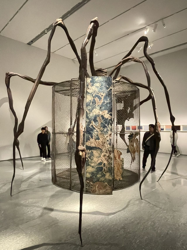 富邦美術館 巨型蜘蛛雕塑藝術家路易絲．布爾喬亞