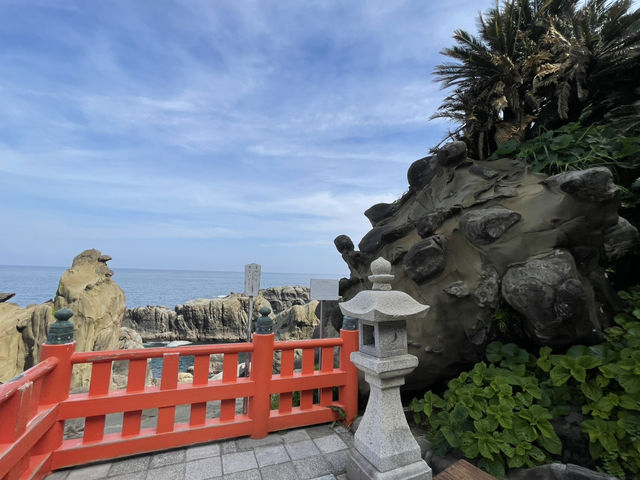 懸崖峭壁秘境傳說「鵜戶神宮」