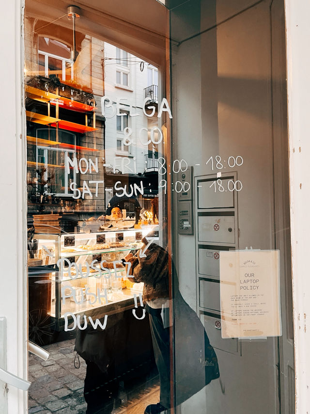🇧🇪比利時布魯塞爾美探店☕️ Belga & Co 藏在巷弄的咖啡廳