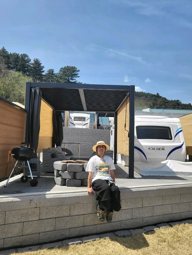 동해바다 오션뷰 즐기는 힐링 카라반여행