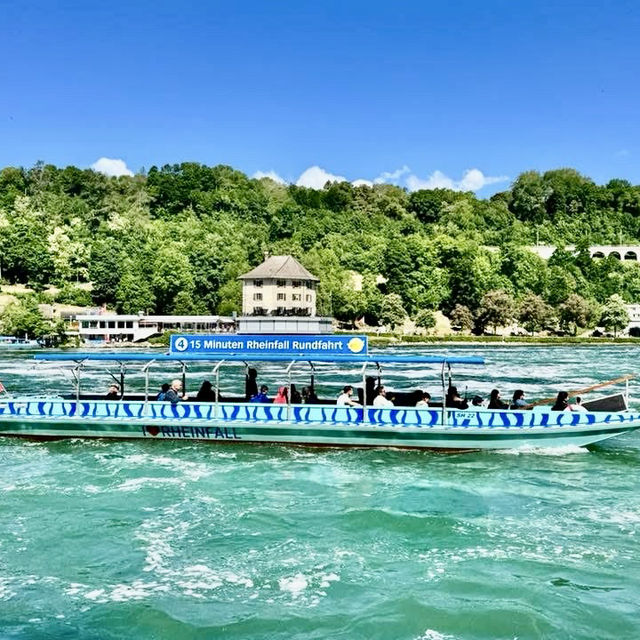 壯觀迷人的瀑布～瑞士萊茵瀑布 Rheinfall 