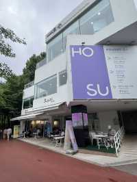 호수 산책로를 걸으며
