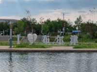Small Park by Nightlight Town Hotel: A City Oasis by the Internet-Famous Bridge