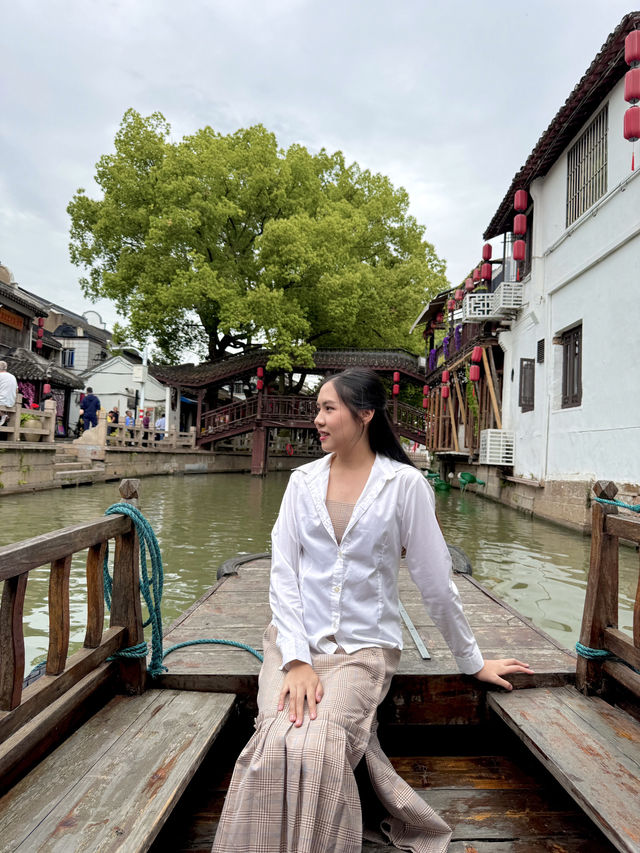 Zhujiajiao หมู่บ้านน้ำโบราณที่อยู่ใกล้เซี่ยงไฮ้