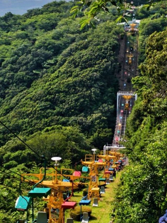 神戶須磨浦山上遊樂園🎢🌊 山頂有單軌車