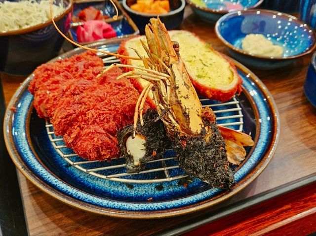 A Cordon Bleu style Tonkatsu in town