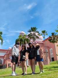 🕌 UMS Pink Mosque in Sabah Feels Like a Dream in Rosy Light
