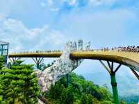 🌉 Golden Bridge – The Icon of Ba Na Hills, Vietnam 🇻🇳
