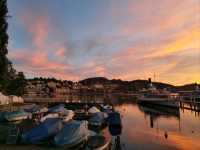 Daybreak's Radiance by Lake Lucerne