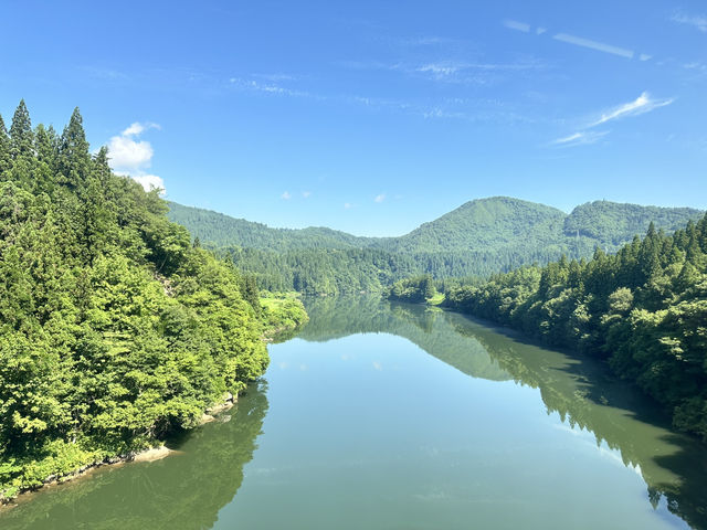 只見線鐵道🚞沿途如畫般的風景