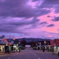 ニュージーランド🇳🇿冬のワナカ魔法のような夕暮れ🫧