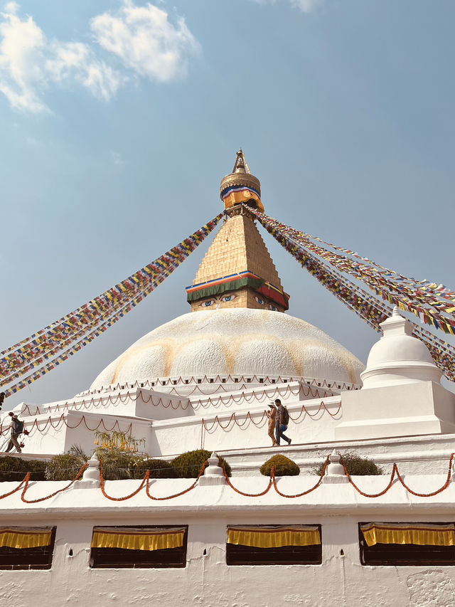 尼泊爾🇳🇵加德滿都博達哈大佛塔｜靜心又好拍的佛教聖地✨
