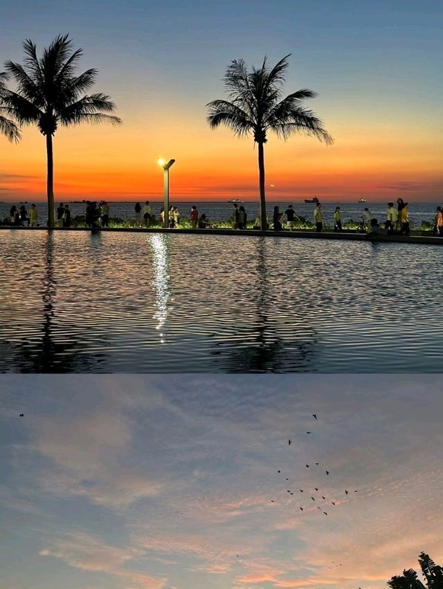 Sunset Pool Vibes🌅 Sunset Pool Vibes🌅