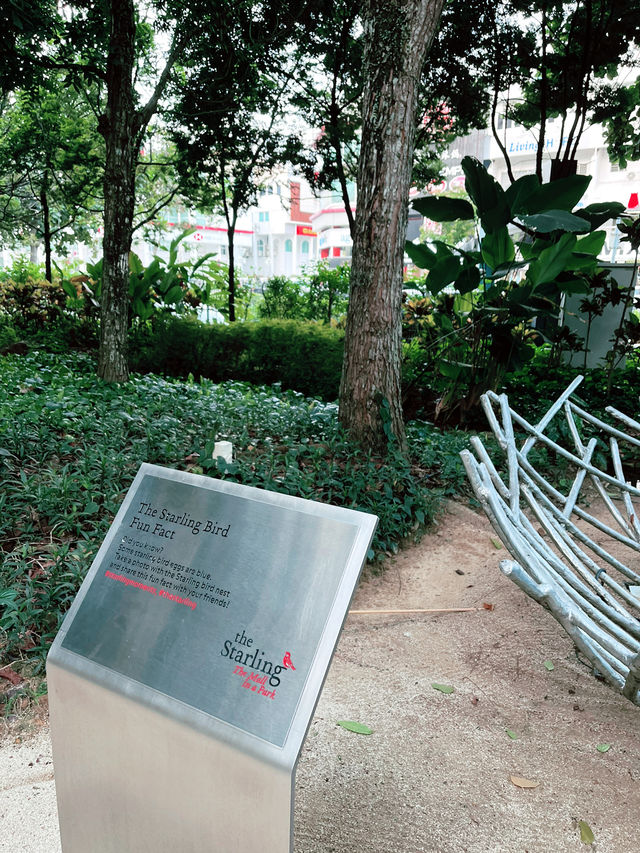 The Starling: Mall in the Park with Lush Greenery and Serene Charm
