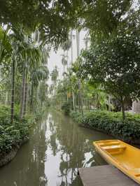 Tropical River Calm🌴 After the Rain Cafe Bangkok
