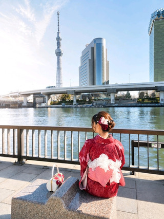 𝙏𝙊𝙆𝙔𝙊 第3天:穿著𝙆𝙄𝙈𝙊𝙉𝙊在隅田公園散步 隅田公園
