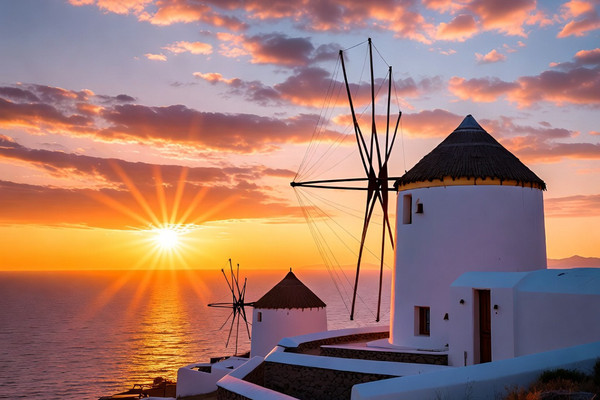 Watching the Sun Sink Beside Mykonos' Famous Windmills | Trip.com