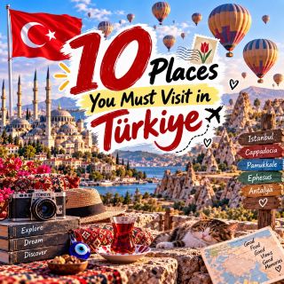 🇹🇷 10 Places You Must Visit in Türkiye ✈️