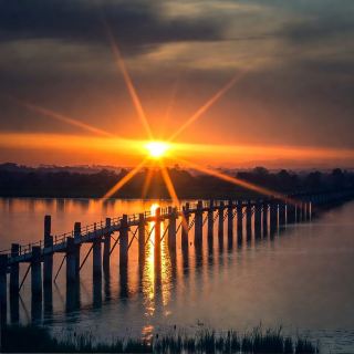 Sunrise at U Bein Bridge