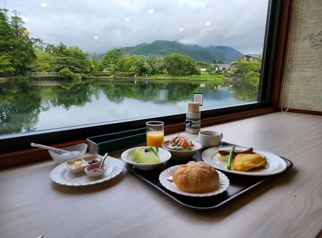 🏞欣賞湖面晨霧@大分縣