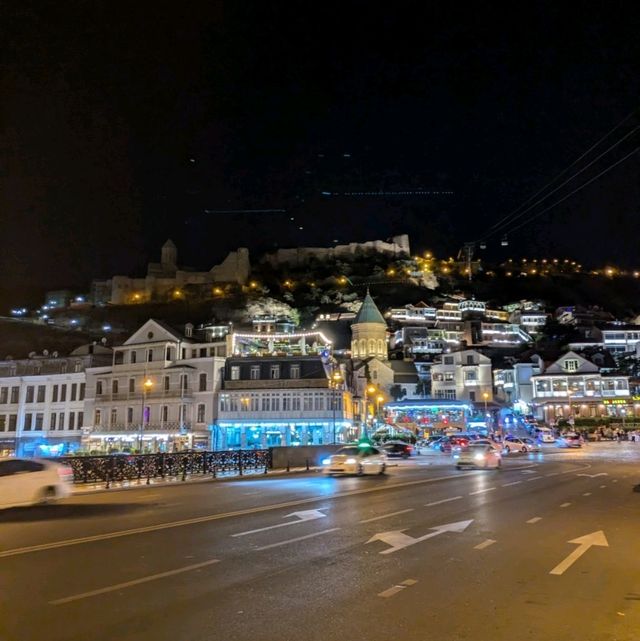 Tbilisi city night time 🌆