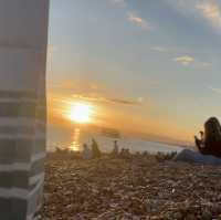 Golden Hour at Brighton Beach