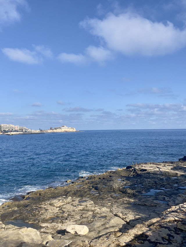 Strolling Along Sliema Promenade 