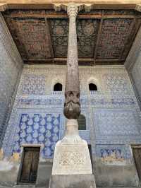🏛️ Silk Walls and Royal Echoes – Toshhovli Palace, Khiva, Uzbekistan