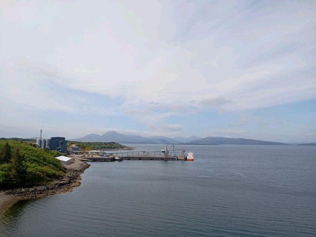 Skye Bridge and the village of Kyleakin 