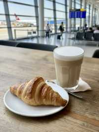 A Calm Airport Morning at The Flame Restaurant & Bar 🥐