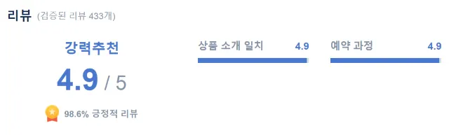 스카이라이너 고객 후기