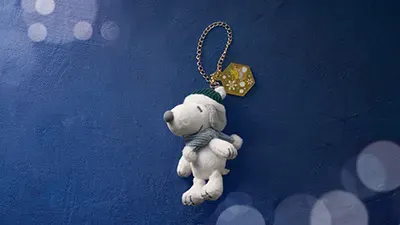 史努比冬日針織套裝鑰匙圈​