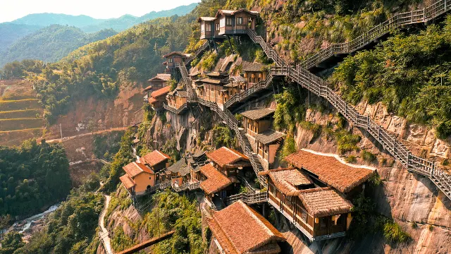 Wangxian Valley in Shangrao china