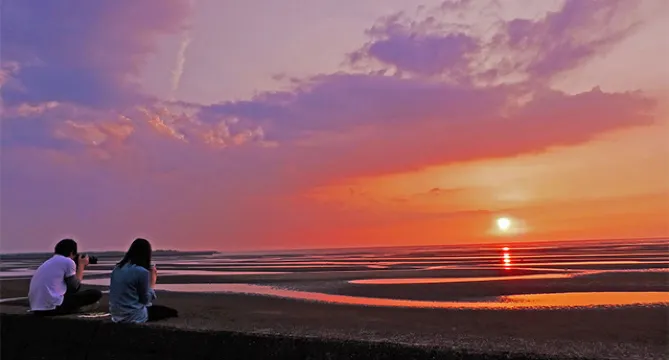 粟嶋公園 恋叶ロード