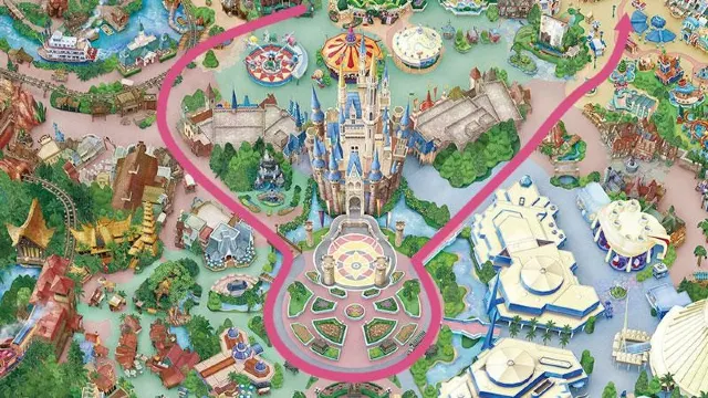 Tokyo Disneyland parade route