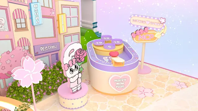 MCP 新都城中心 × Esther Bunny 新春櫻花鐵道之旅