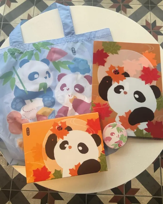 奇華熊貓奶皇月餅班