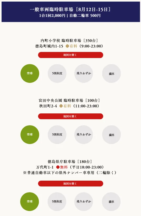 一般車両臨時駐車場