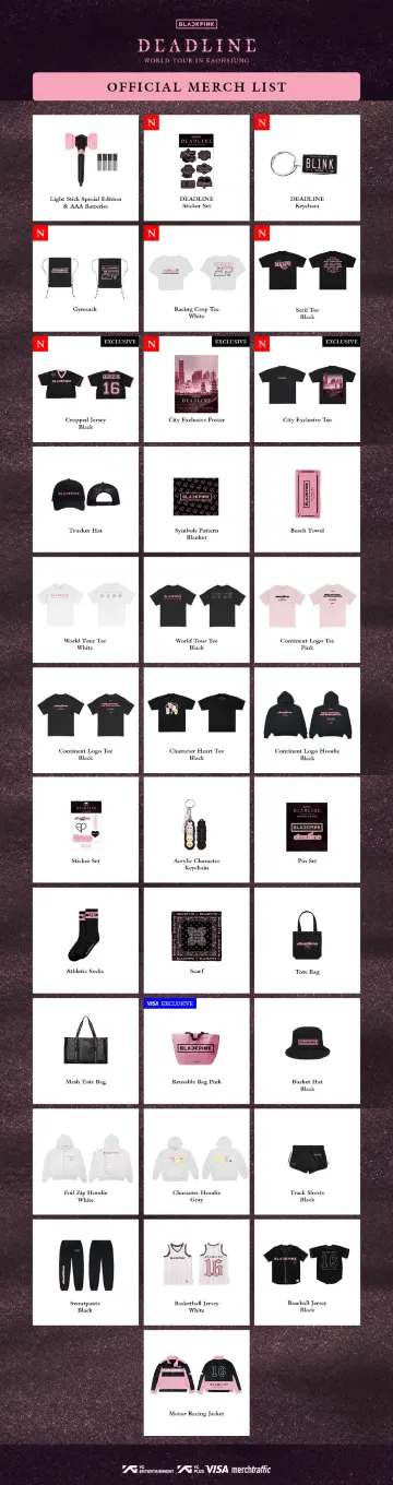 BLACKPINK台灣演唱會2025 特色周邊