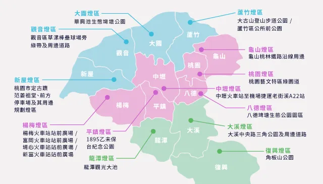 2025台灣燈會展區介紹