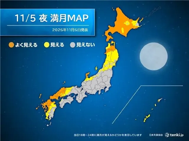 スーパームーン2025