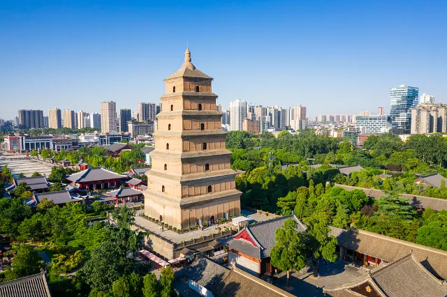 Big Wild Goose Pagoda in xi'an