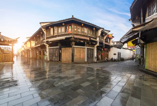 Qi Hefang Street in Hangzhou China