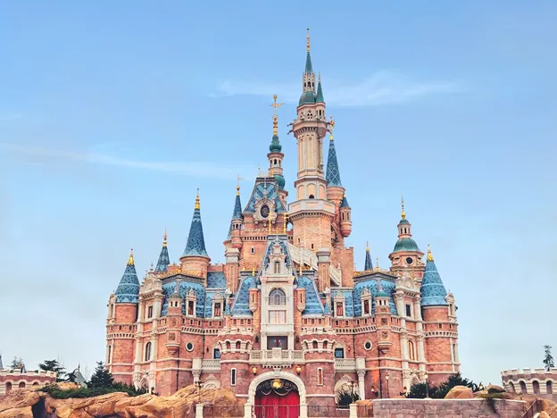 The Disney castle in daytime